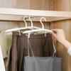 Folding Clothes Hanger Ergonomic Clothes Drying Rack Foldable Hangers Space-Saving Clothes Drying Rack Anti-Slip Hangers For