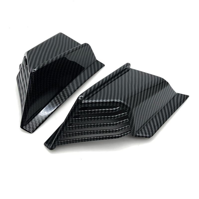 Side Wing Fairing Cover Accessories For Honda ADV150 ADV160 - Motorcycle Front Side Spoiler Carbon Fiber Pattern