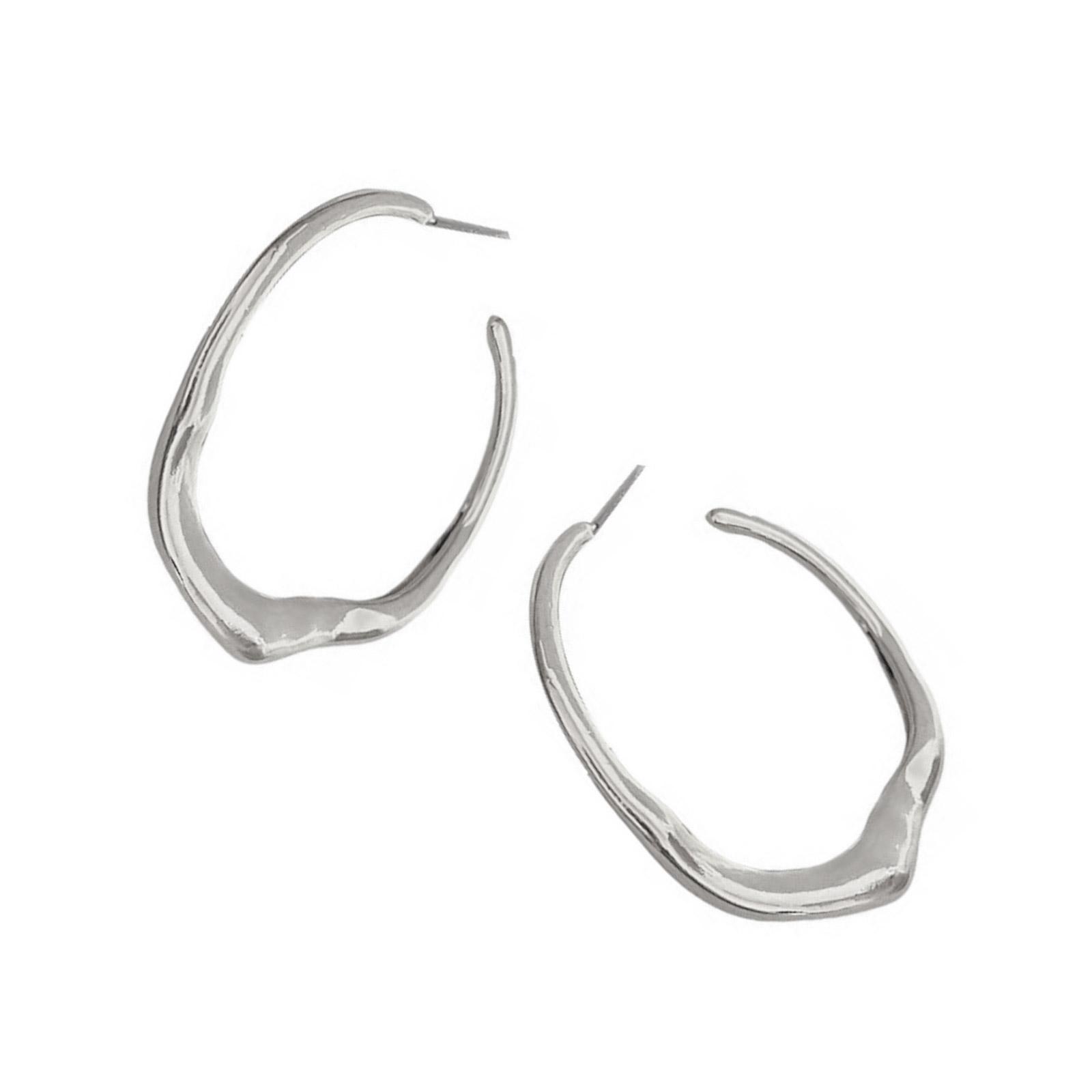 

Элегантные серьги-кольца Аксессуар Тонкие кольца Серьги оверсайз Геометрические эффектные серьги Подвесные серьги Уникальные серьги-пусеты серебряный