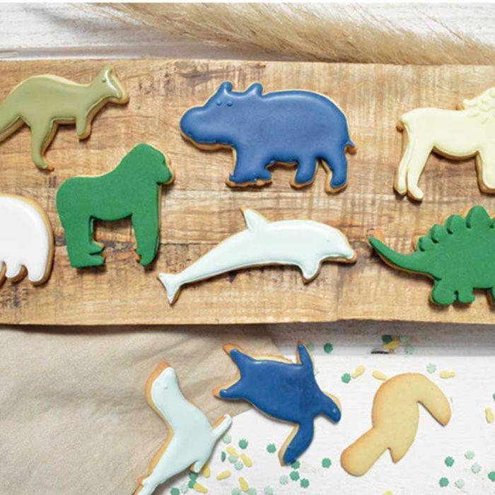 Jungle Animals Cookie Cutter Sheet
