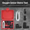 5pcs/set Oxygen Sensor Wrench Kit for Automotive O2 Socket Removal Install Offset Vacuum Sensor Socket Thread Chaser Hand Tool