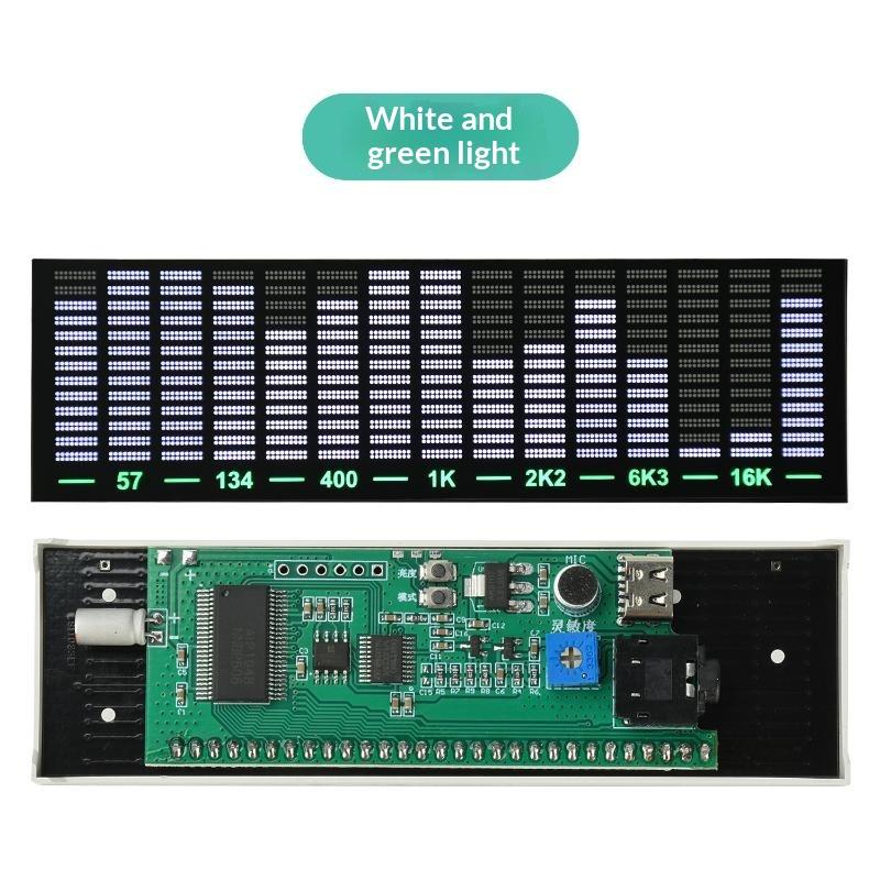 1Pcs Led Music Visualizer Light 6 Dynamic Modes Sound Activated Atmosphere Lamp 7 Gear Brightness Adjust A2