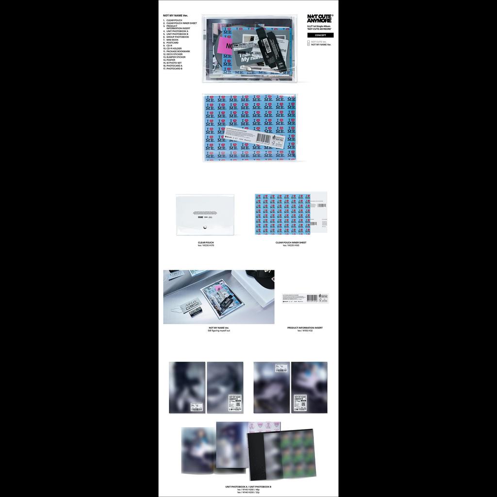 ILLIT - NOT CUTE ANYMORE [NOT CUTE Ver. / NOT MY NAME Ver.] + Free Gift