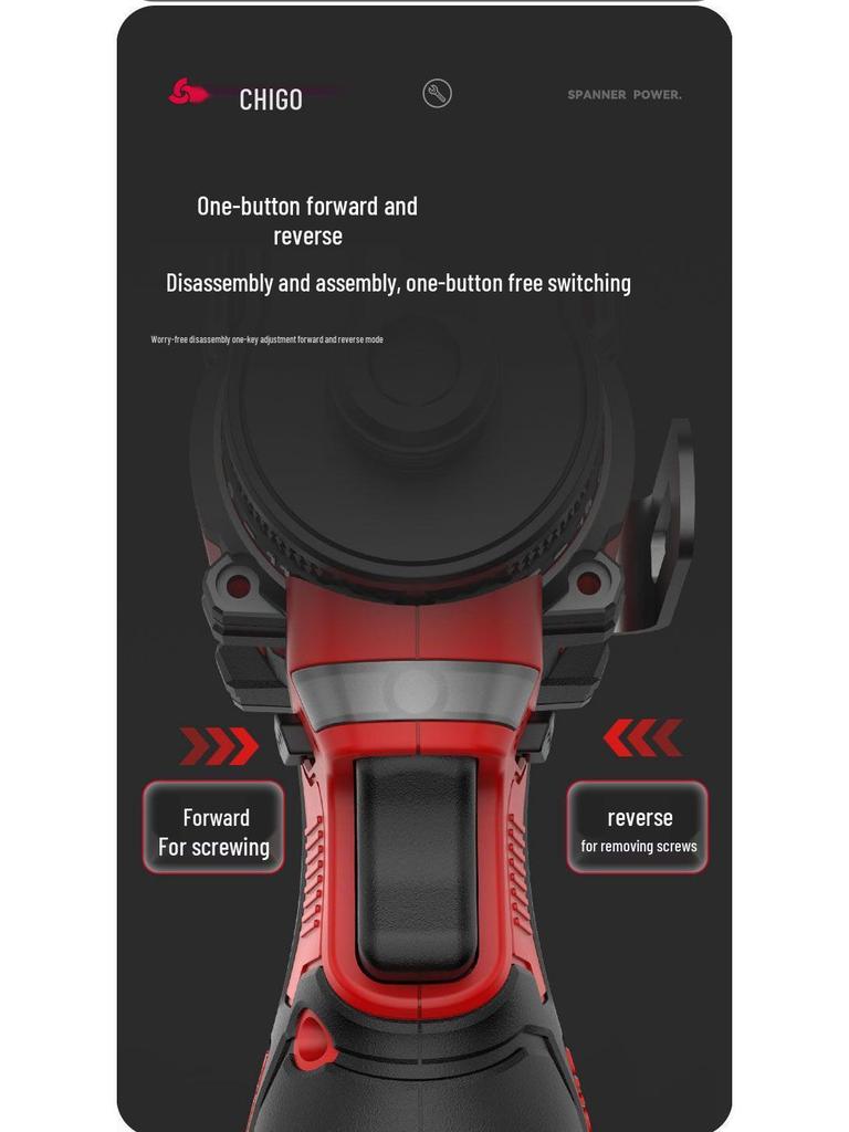 Brushless Rechargeable Electric Impact Driver and Screwdriver