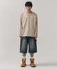 MINAV Sunrise Pigment Track T-Shirt [Sand Beige]