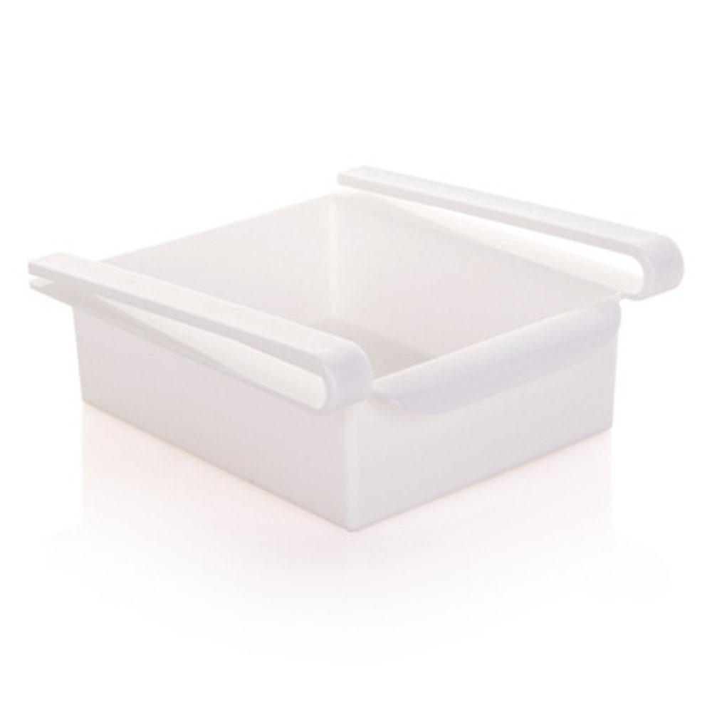 Space-Saving Slide Fridge Storage Box - Freezer Food Container & Pantry Organizer Bins