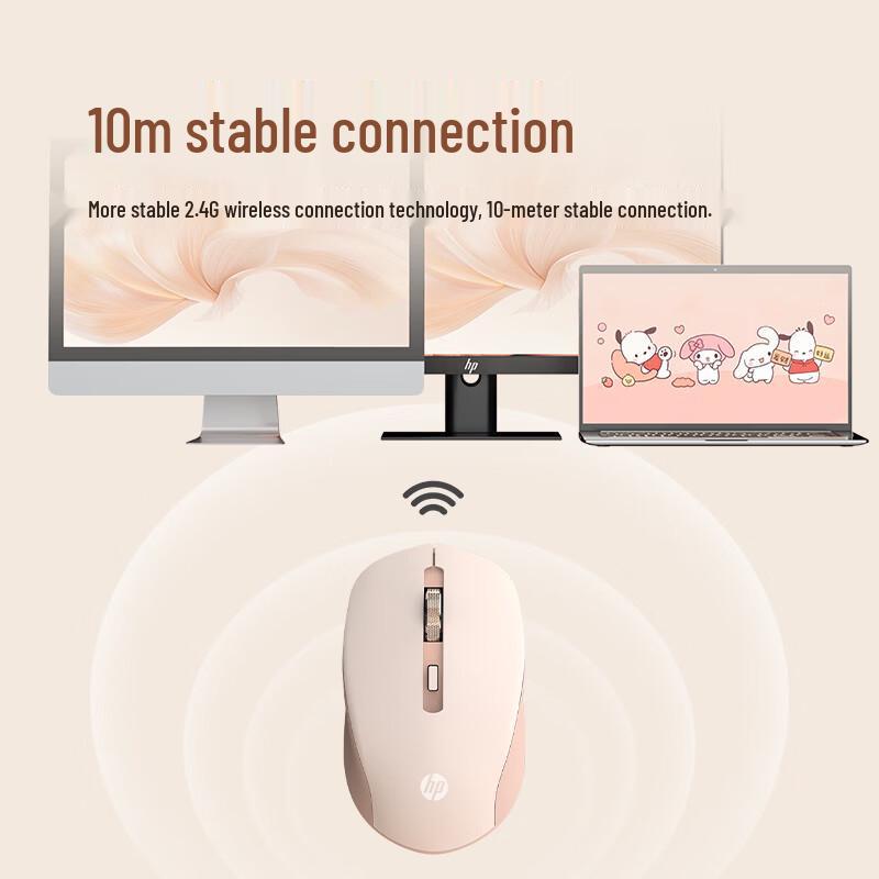 HP S1000C Upgrade 2.4G Wireless Silent Office Mouse