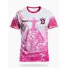 Rio de Janeiro, Brasile. Maglie da calcio fan art. T-shirt da uomo e da donna stampate in 3D. Streetwear estivo traspirante per lo sport