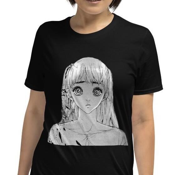 

Anime girl Trauma Horror Horrific Creepy Short-Sleeve Unisex T-Shirt S