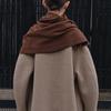 RRACE Wrap Knit Scarf_Brown