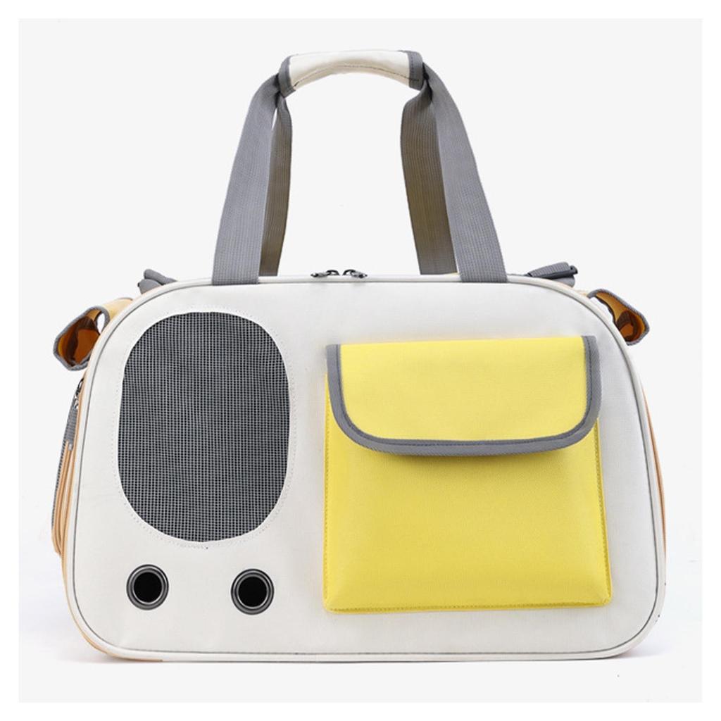Pet Carrier Large Capacity Portable Single Shoulder Dog Pet Bag with Ventilation Window for Outdoor Travel