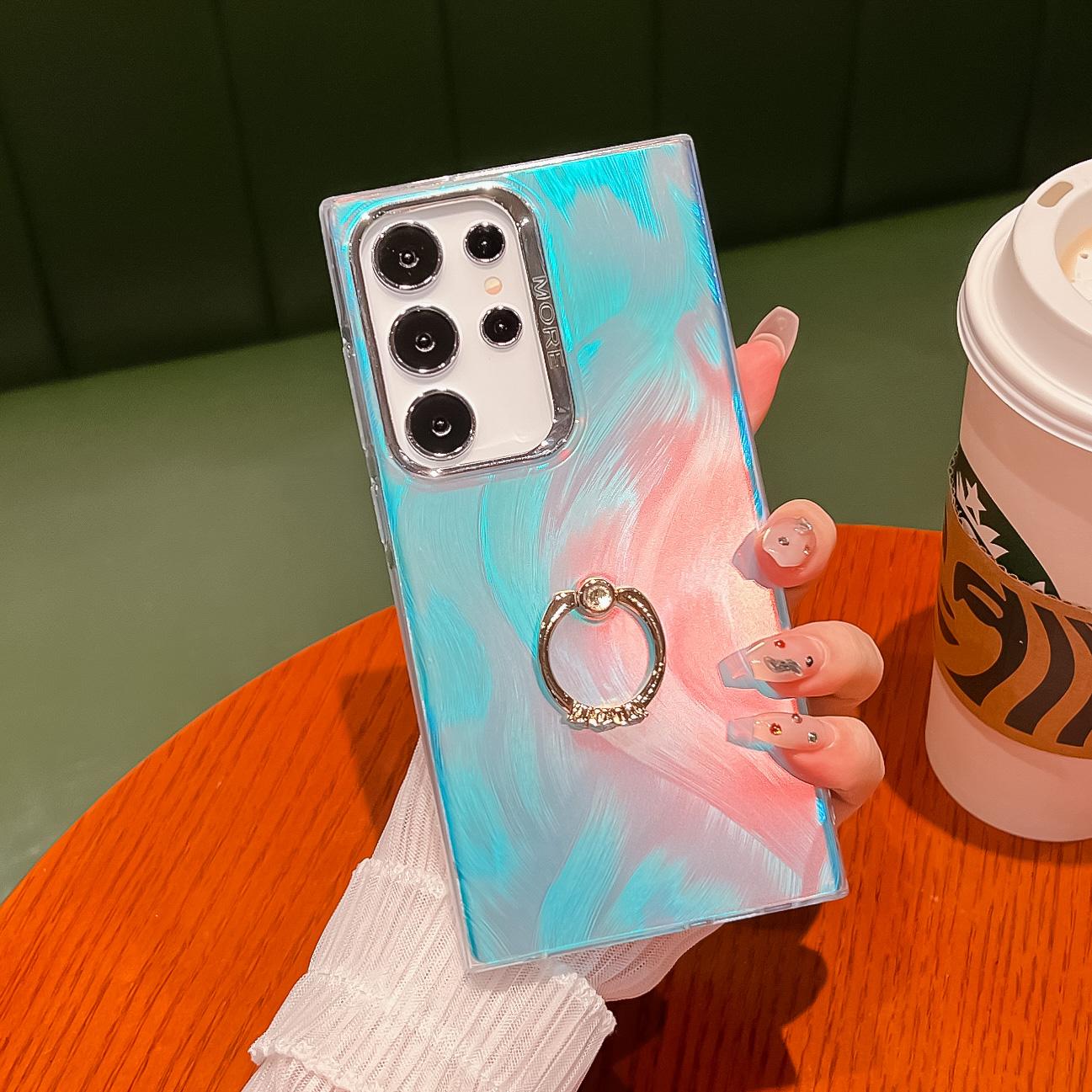 

Матовые чехлы для телефонов серии IMD с гальваническим покрытием и лазерной текстурой, предотвращающие падение, для iPhone 13, 14, 15 серии, для Samsung Galaxy S23, S24, серии A15, A25, A35... Samsung Galaxy S24