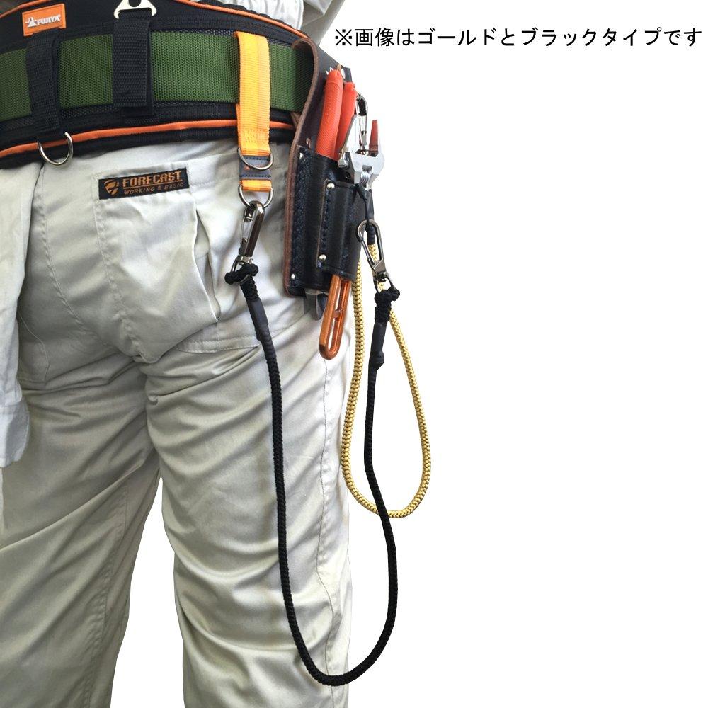 Fujiya Fabric Safety Cord, Tangle-Resistant and Stretchable, 3kg Capacity, Silver, FSC-3SL