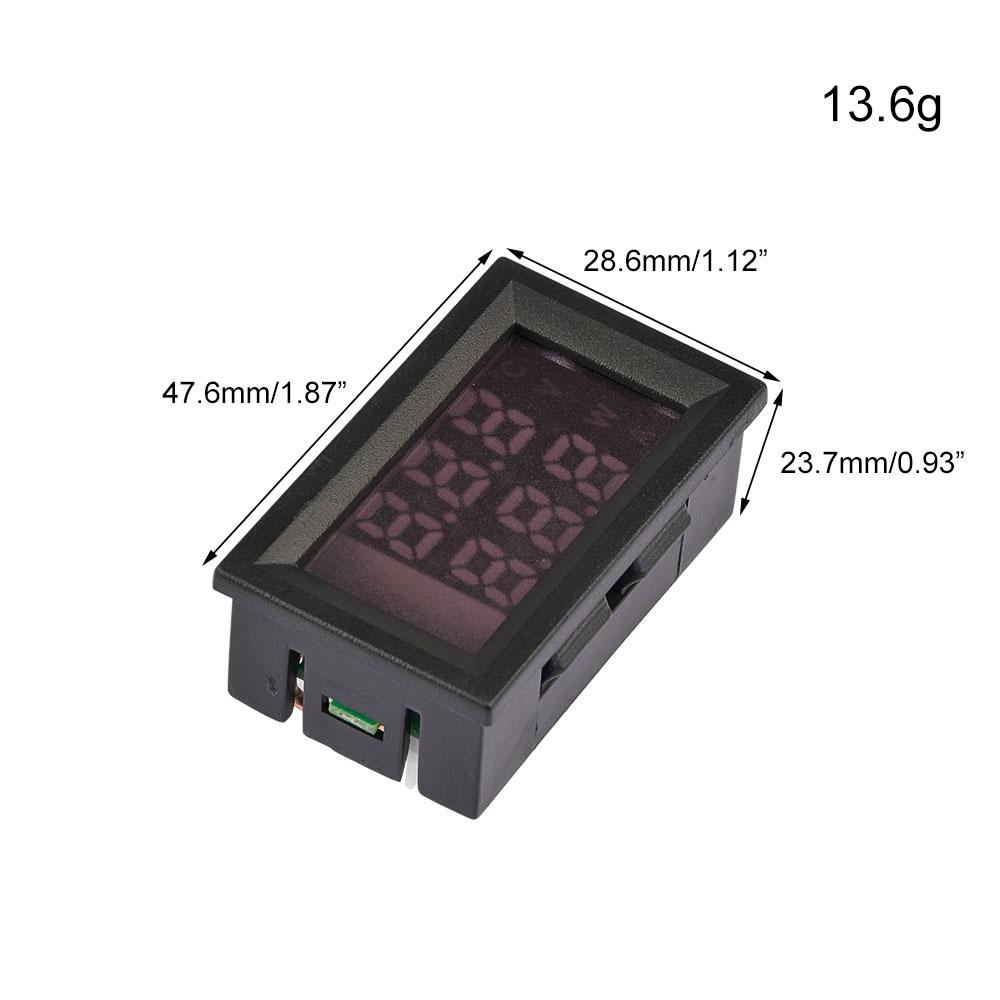 M430 DC 4-30V Voltage Current Meter Power Temperature Meter Digital Amp Voltage Current Meter Tester 10A/50A/100A