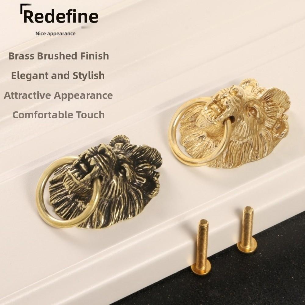 Furniture Hardware Cabinet Door Knobs Retro Wardrobe Drawer Pulls  Dresser