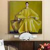 Japanese East Woman Splendid Attire Korean Canvas Painting Wall Art Picture Solemn Posters And Prints For Living Room Home Decor