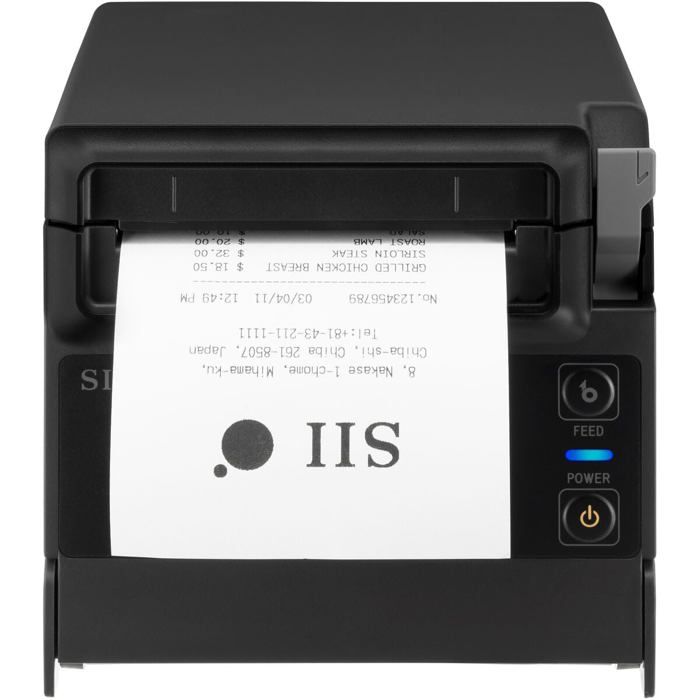 Imprimante de tickets - Seiko Instruments Imp - Noir - Thermique directe - USB