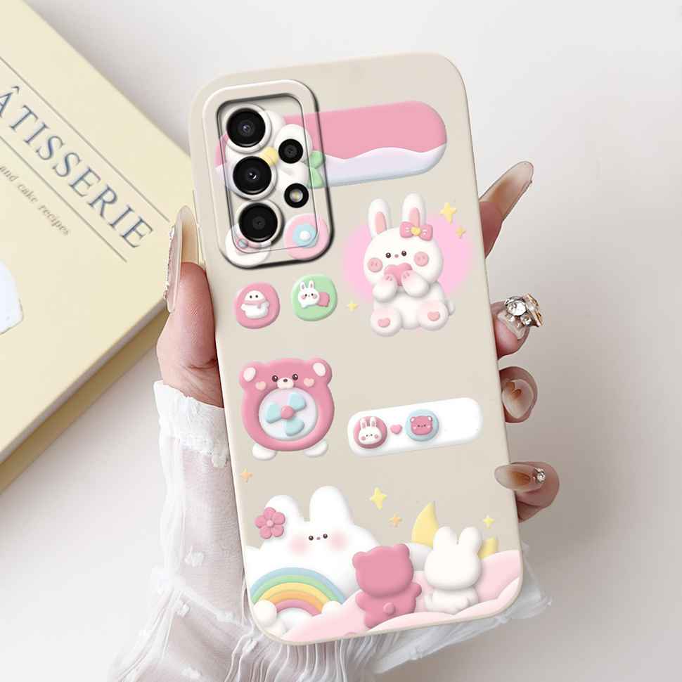 For Samsung Galaxy A32 5G Case SM-A326B Luxury Cat Cute Butterfly Soft Silicone Cover For Samsung A 32 M32 5G 6.5" Phone Shell