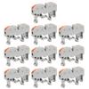 10Pcs Wire Connection Block Din Rail Type Spring Lever Cable Connector Terminal PCT211
