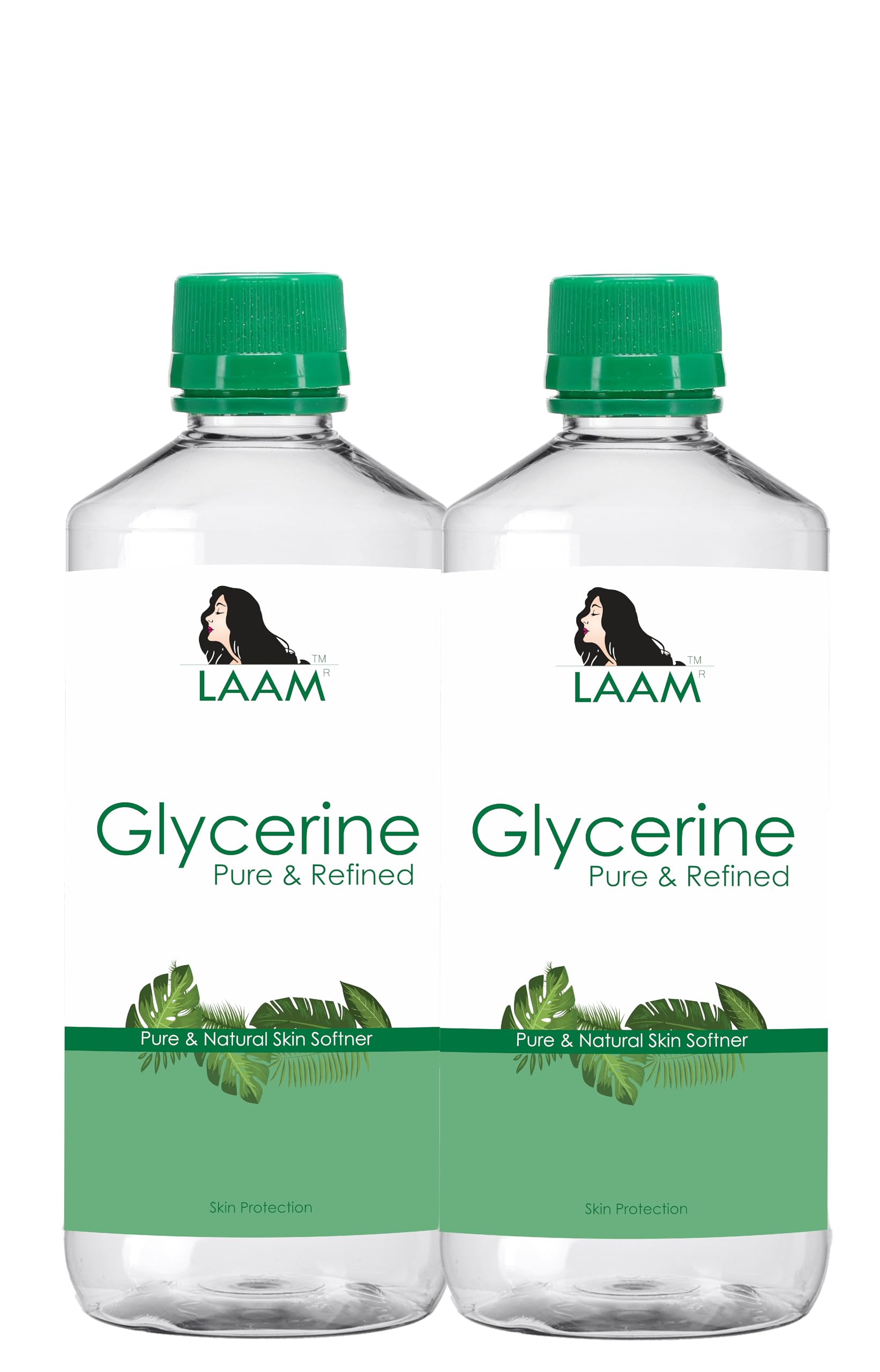 Laam Glycerine Pure & Refined Liquid | Multi-Purpose Vegetable Glycerine | Used For Chaffing, Moisturizing, Dryness, Dark Spot, Wrinkles, Aging | Natu