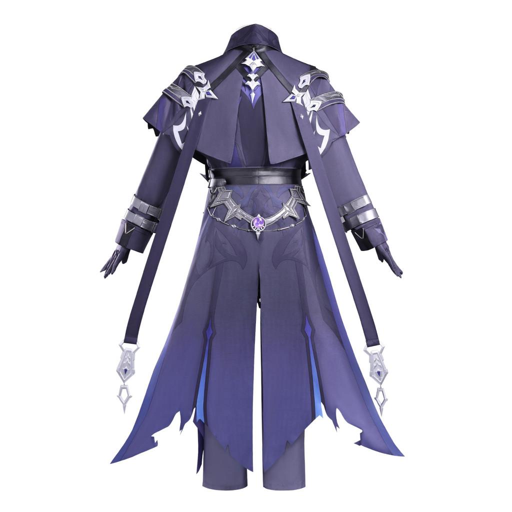 Disfraz de Cosplay de Flins de Genshin Impact con Tejido de Poliéster para Role Play de Anime