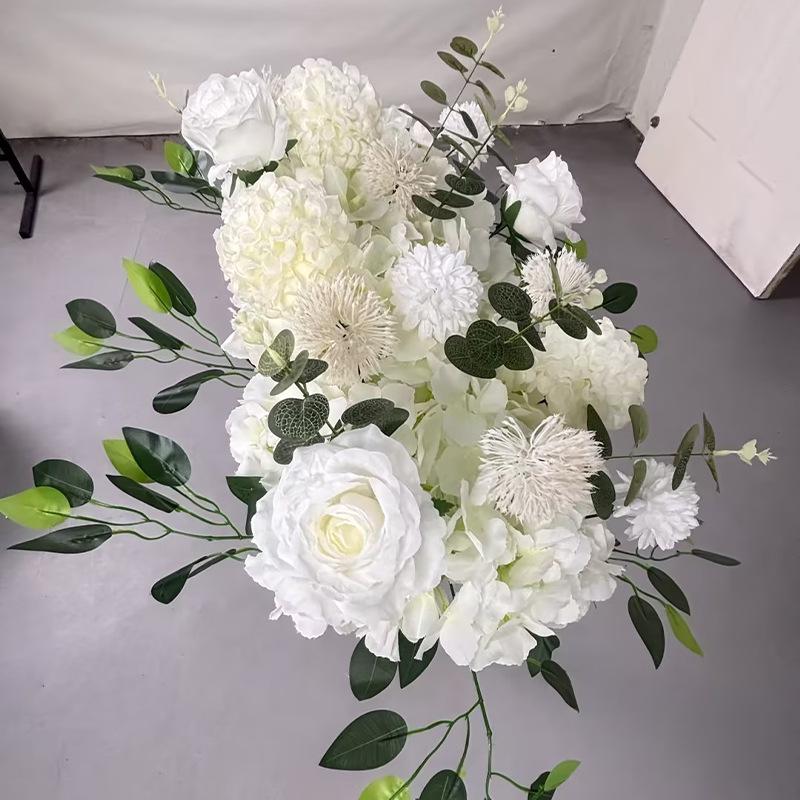 Cross-Border Wedding Artificial Flower Arch Decor for Aisle and Site Decoration