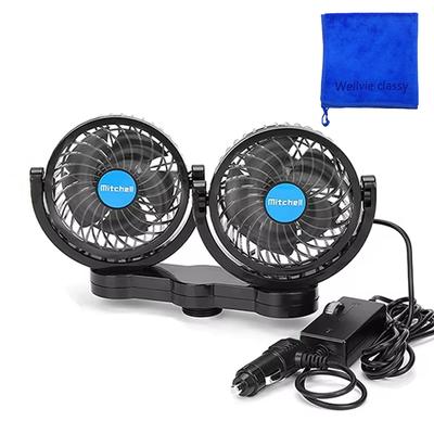 Wellvie Classy Car Fan with Extension Fits Up To Low Variable Adjustable Rear and Front Electric Fan for Back Air Easy Car Ideal for Sleeping In the