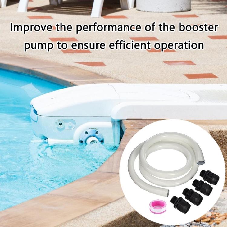 Light Weight Flexible Pool Filter Pump Hose with 4 Quick Connector Pool Pump Replacement Hose Easy to Installation