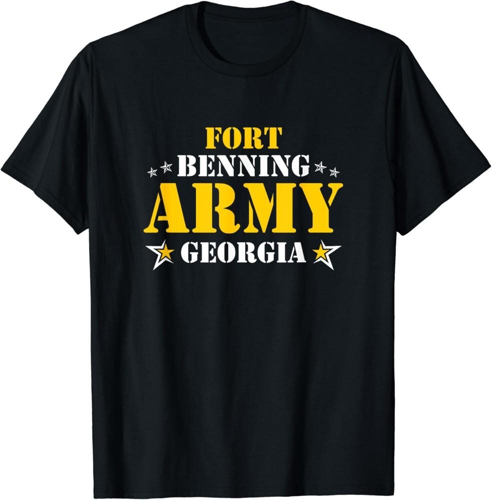 

Military Tees: Fort Benning Army Georgia USA Gift Unisex T-Shirt L