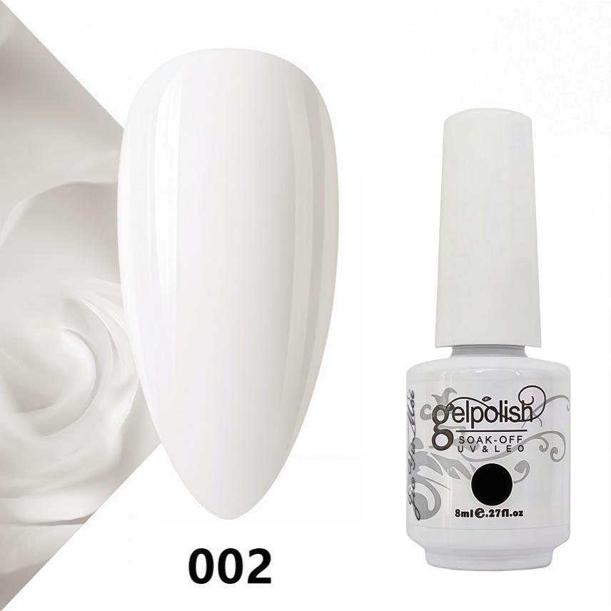 Amber Gel Polish Set: Gel Polish Manicure Kit with Whitening, Base Coat, and Sealer.
