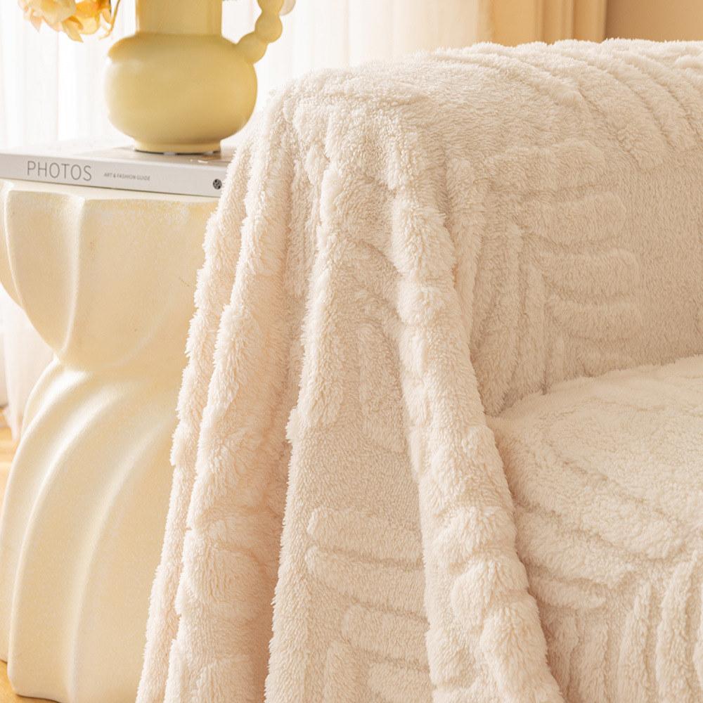 Nowoczesny żakardowy liście aksamitny narzuta na sofę 2 3-osobową polar miękki w kształcie litery L pokrowiec na kanapę pokrowiec na fotel rozkładany wszystkie rozmiary