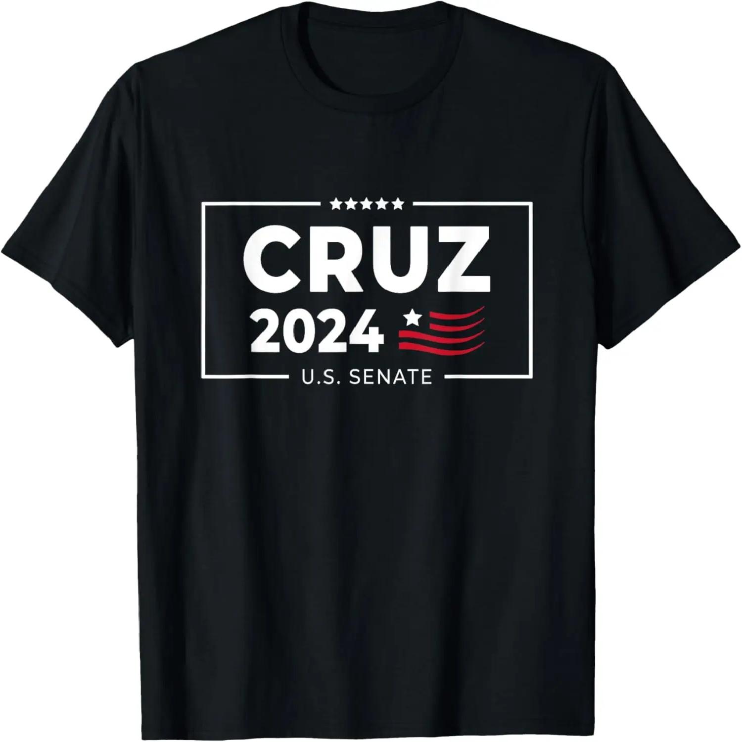 Ted Cruz 2024 For Senate Election Texas Republican Vintage T-Shirt S чёрный