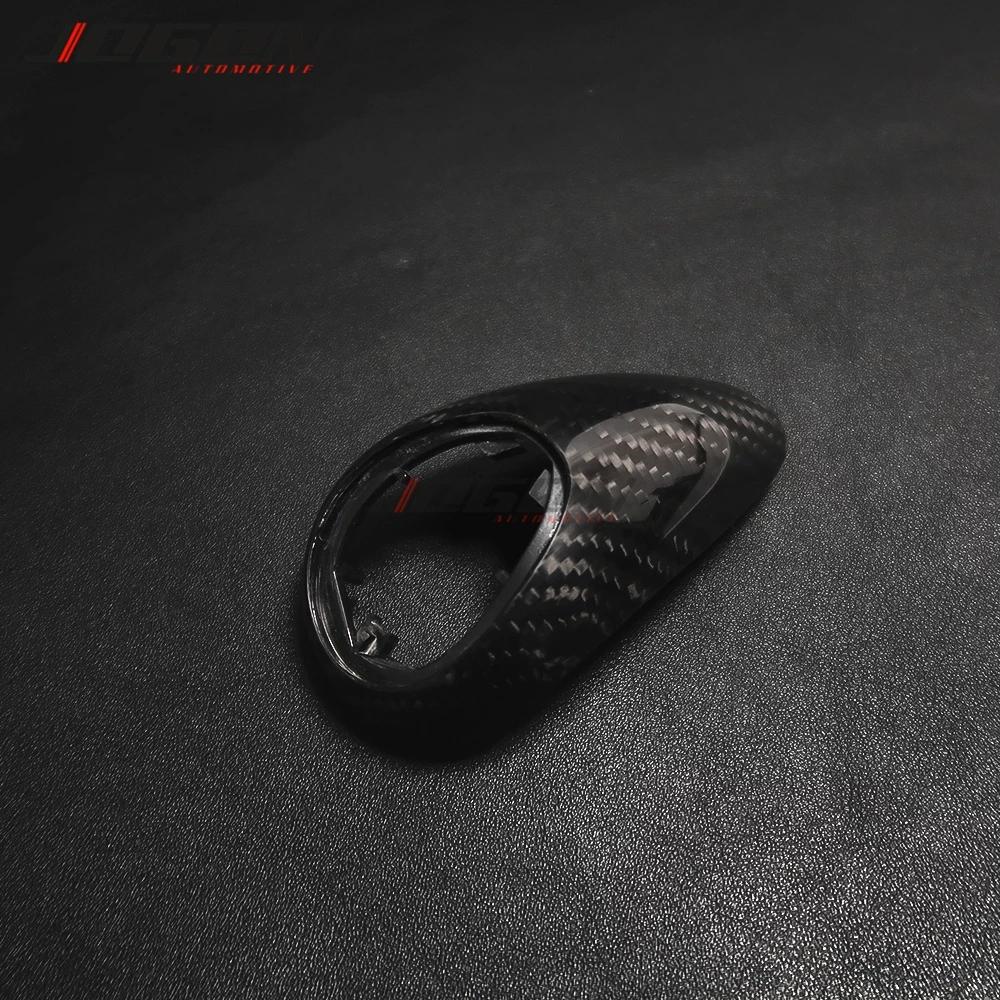 Carbon Fiber Car Interior Central Gear Shift Knob Panel Cover Trim Replacement For BMW M2 M3 M4 M5 X5M X6M2014 2015-2018
