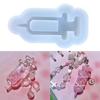 Resin Shaker Mold,Reusable Cute Silicone Quicksand Mould for DIY Crafts Making