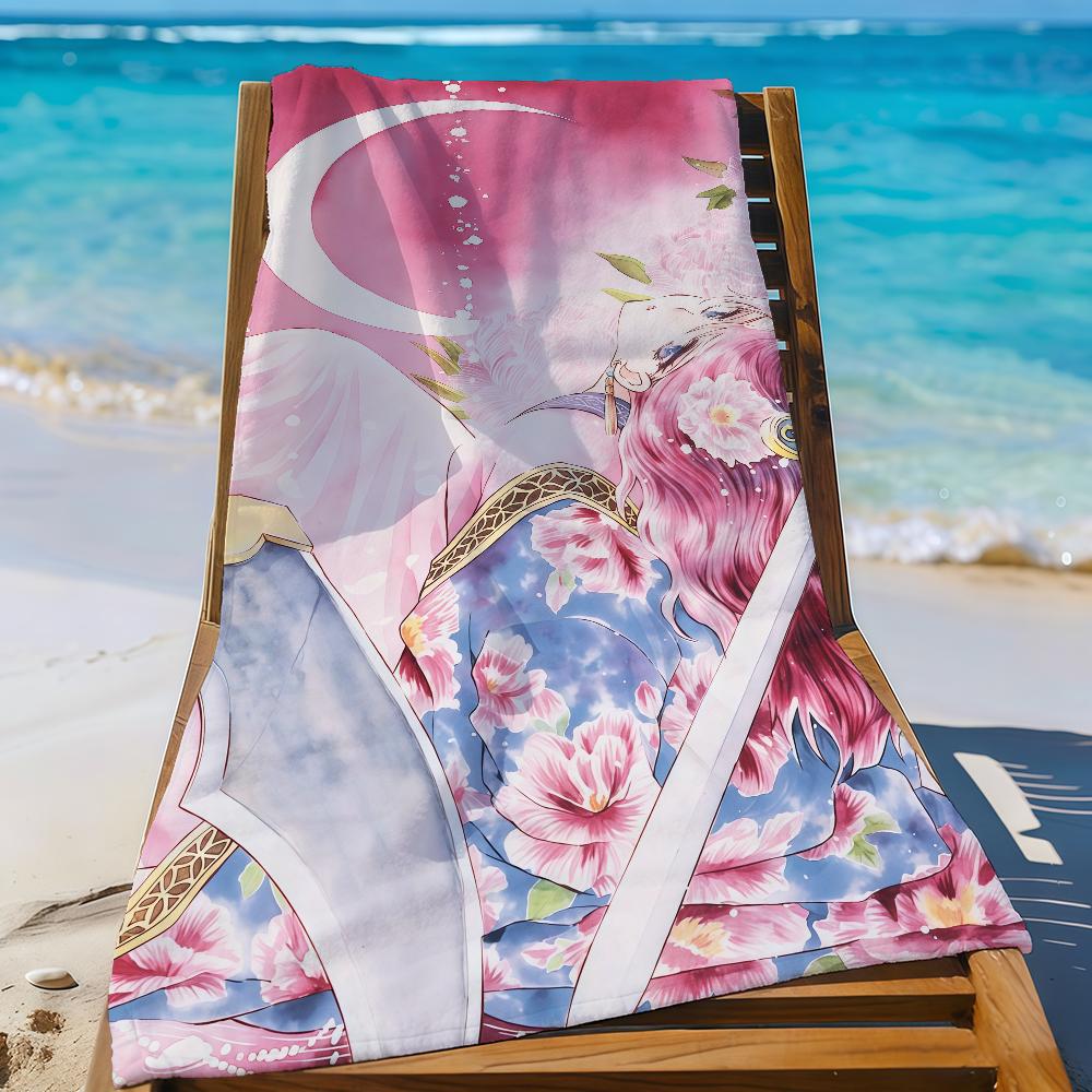 Anime Y-Yona of the Dawn-S Towel Sports Quick Dry Travel Camping Gear Sandproof Soft Light Large Beach Towel