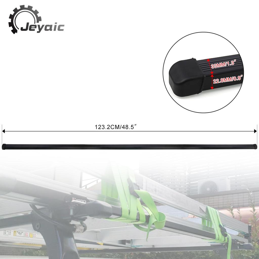Jeyaic Roof Carrier Basic Bar Square 122cm Roof Roof Carrier Roof Roof High Load Wide and Other Features Provide Additional Transport Space Inside