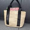 Custom Burlap Tote Bag Bridesmaid Proposal Gifts Beach Straw Bag Bachelorette Party Bridal Shower Bride To Be Weekend Trip Bags