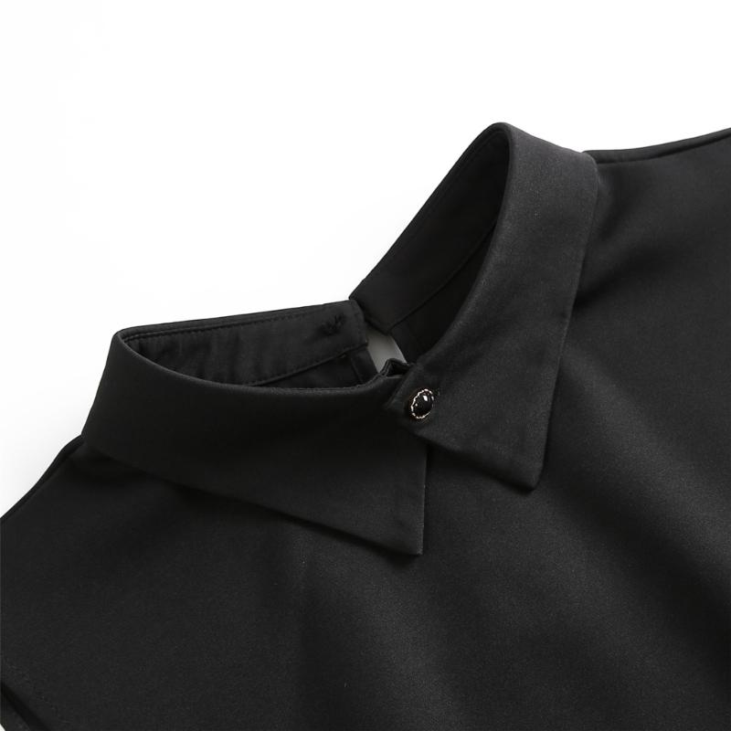 Breathable Lapel Collar Detachable Collar Turn Down Collars Decorative Neckwear for Women Formal Event Styling Accessory