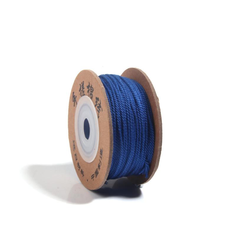 Tibetan Hand-Rubbed Cotton Thread Wenwan Buddha Bead Cotton Rope Hand Rope Braided Rope, Handmade Diy Material Bracelet Braided Rope Accessories