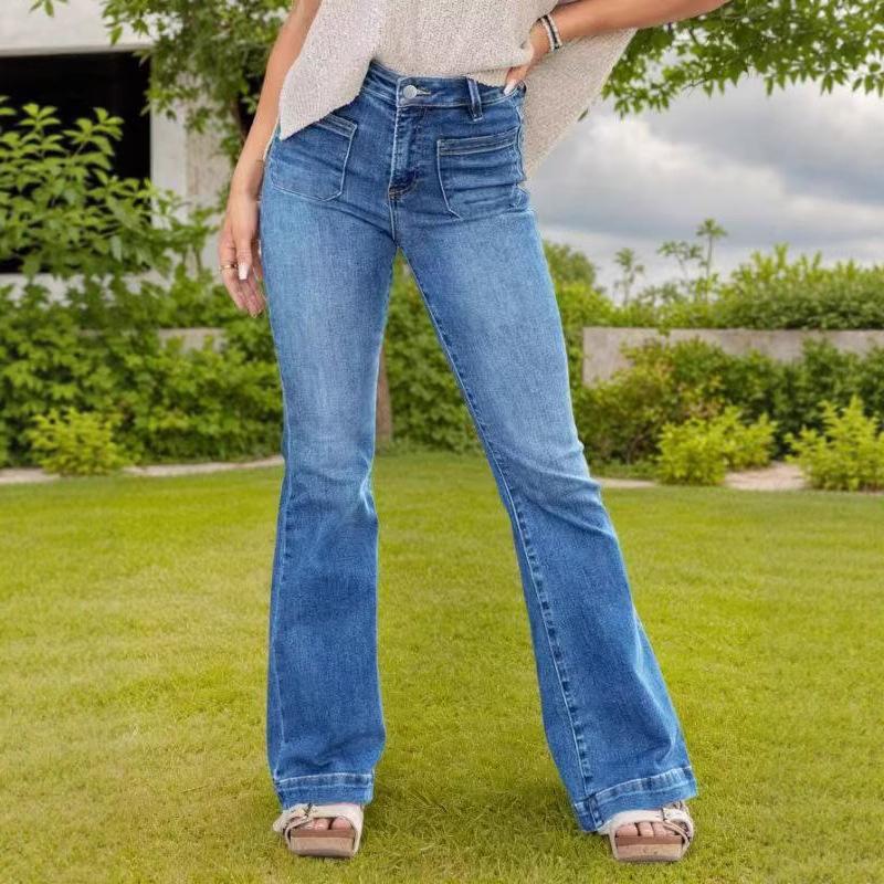 New women s jeans are fashionable, comfortable, casual, stretchy, and come in solid colors S