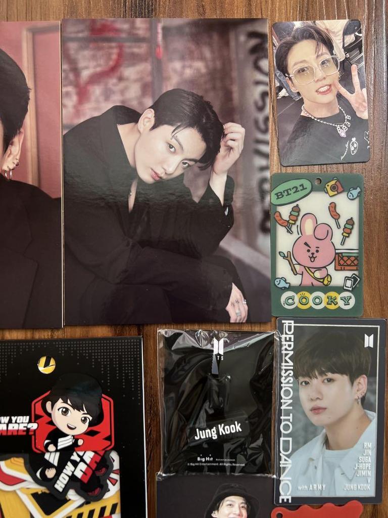 [USED] BTS JUNG KOOK trading cards bulk sale