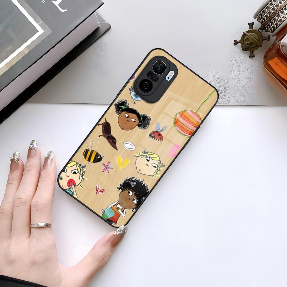 

Charlie A-And L-Lola Anime Phone Case for Xiaomi 15 14 13 12 Mi 11 Pro ultra Lite glass Cover Xiaomi 12T