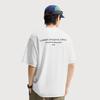 Li-Ning Comfortable Casual Minimalist Versatile Short Sleeve T-Shirt Men Tops Standard-White ATSV269-3