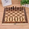 3 In 1 Chess Board Sets Folding Storage Wooden Chess Game Set Chess Checkers Game Set Travel Chess Sets Family Chess Board Game