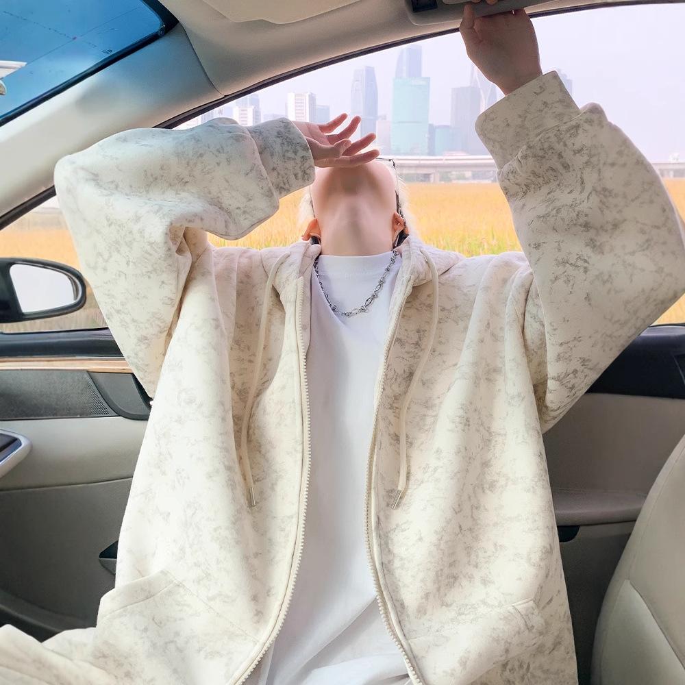 

Мужской кардиган свитер осенне-зимний худи американские мальчики с капюшоном повседневная куртка XXXL абрикосовый