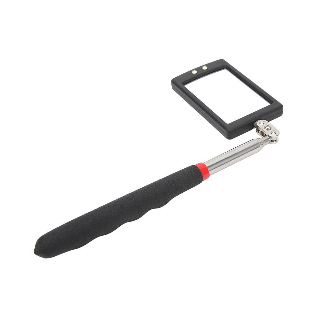 Telescopic Inspection Mirror LED Lighted 360 Degree Swivel for Automotive Mechanics Repair