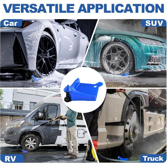 4 Pcs Car Tires Hose Guides Roller For Car Washing, Premium Tire Hose Roller Preventing Stucking And Snagging Under Tires, Detailing Accessories For