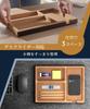 LOE Desktop Storage Stationery Pen with for Monitor Desk Remote 1 Unit (Japanese Design) Organizer, Drawer, Storage, Holder, Dividers, Stand, Add-on,