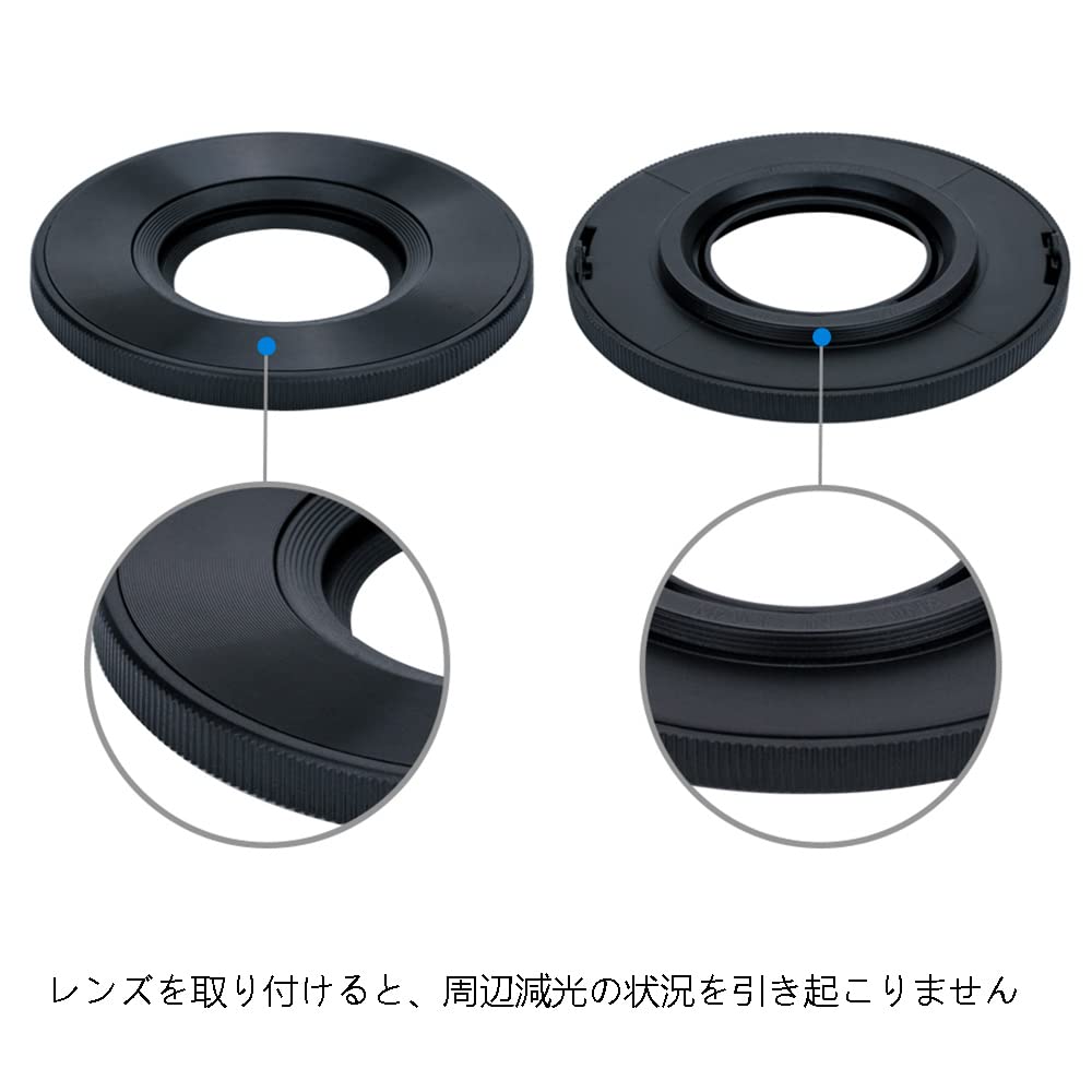 Krytka objektivu JJC Auto pro Sony E PZ OSS Sony FE Sony E PZ OSS II, ochrana objektivu, prachotěsnost, odolnost proti poškrábání, otevírání/zavírání 16–50 mm f/3,5–5,6 (SELP1650) &