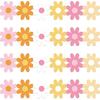 69Ft Boho Daisy Flower Paper Bulletin Board Borders Retro Groovy Classroom Decoration Hippie Border Trim Strips Back To School Classroom Decor for